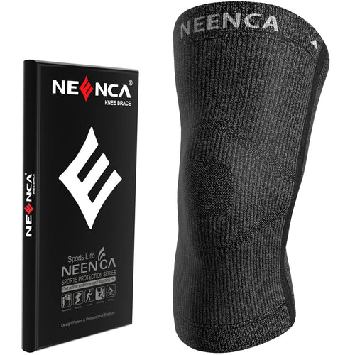 NEENCA Knee Sleeve – Knee Braces for Knee Pain Joint Pain Relief Swelling Inflammation Relief and Circulation Knee Support for Women and Men (Black X-Large) HX020